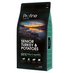 Profine (Профайн) Senior Turkey & Potatoes сухой корм для пожилых собак с индейкой, 3 кг