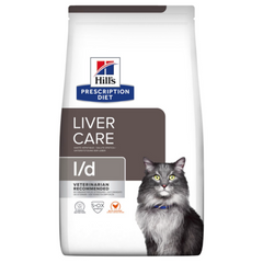 Hills (Хіллс) Feline l/d лікувальний корм для котів при захворюваннях печінки, 1.5 кг