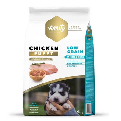 Amity Super Premium Puppy сухий корм для цуценят усіх порід, 4 кг