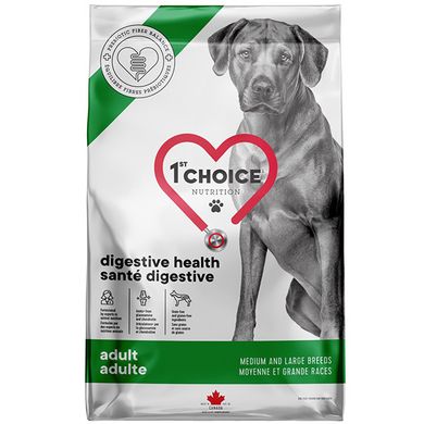 1st Choice (Фест Чойс) Adult Digestive Health Medium & Large корм для собак із проблемами травлення, 12 кг