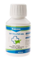 Canina &#040;Канина&#041; Cat Felltop Gel гель с биотином и цинком для кошек, 100 мл