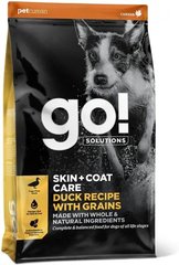 GO! SKIN + COAT Duck Recipe With Grain сухой корм з для собак качкою, 11.4 кг