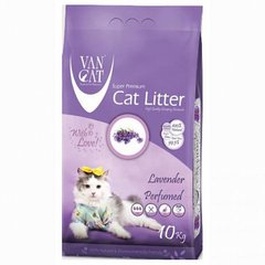 Van Cat Lavender комкующийся наполнитель с ароматом лаванды